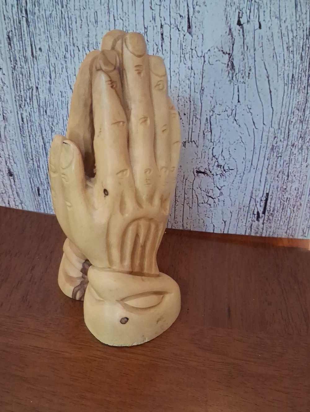Hand Carved Prayer Hands